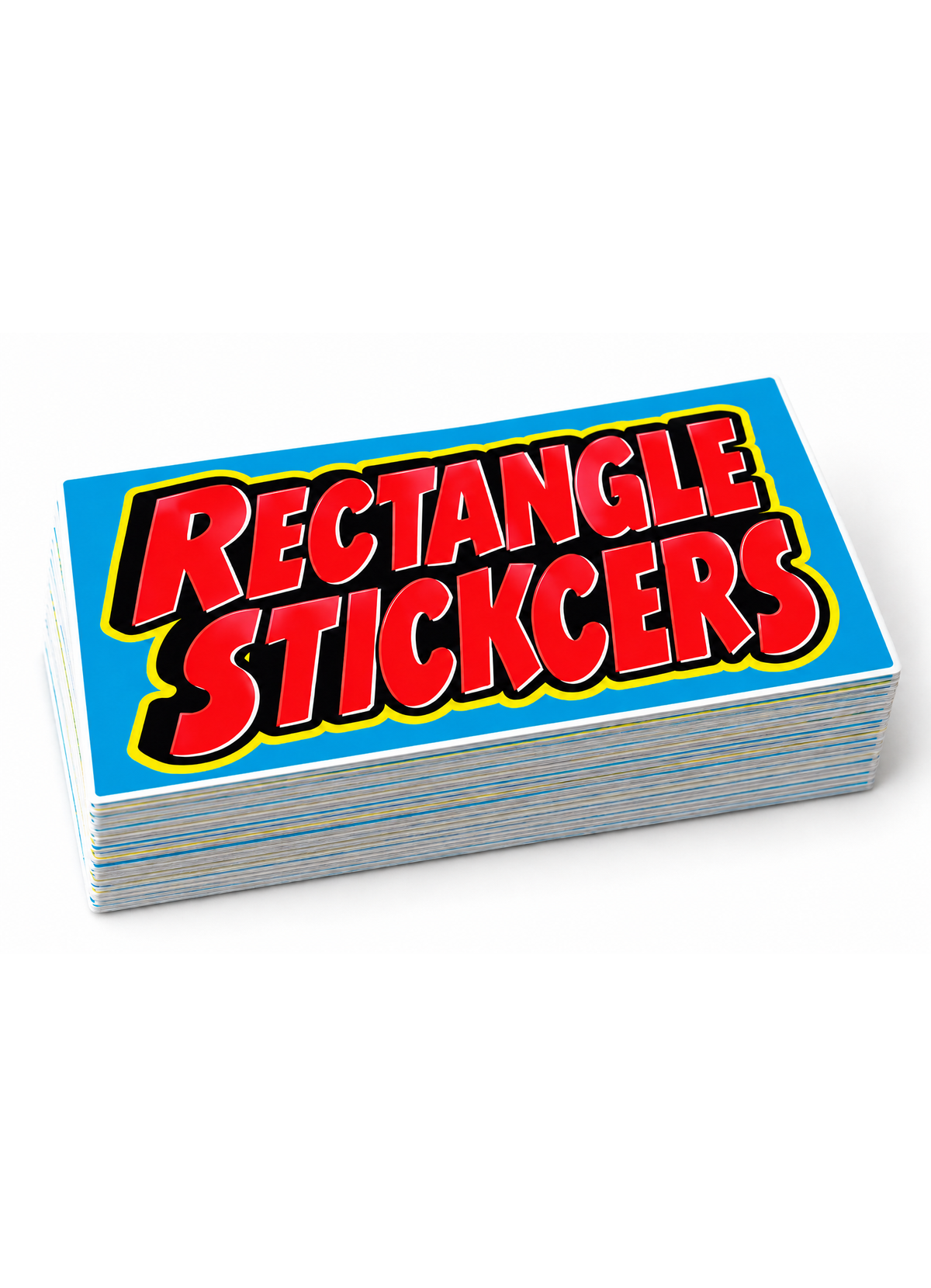 Custom Rectangule Stickers 5x3 Inches