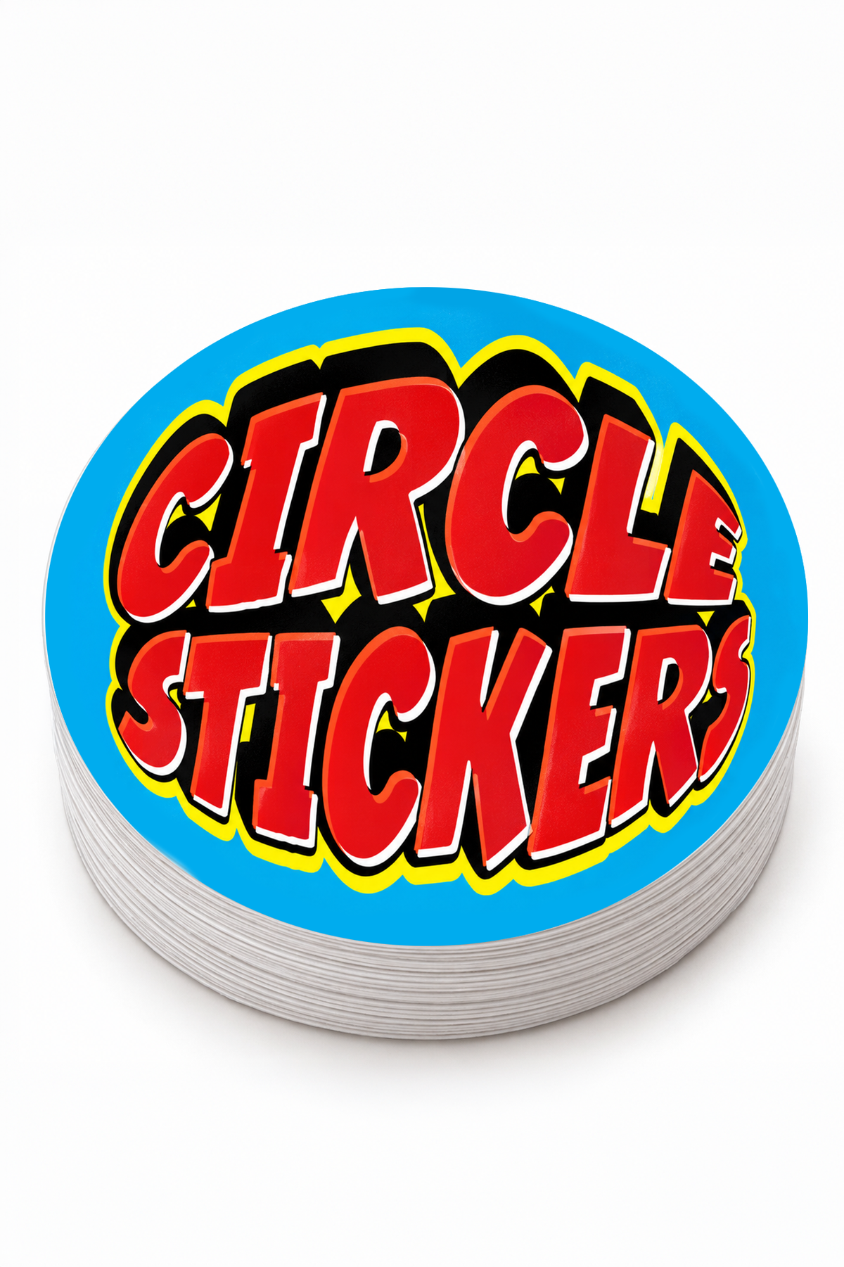 Custom Circle Stickers 4x4 Inches